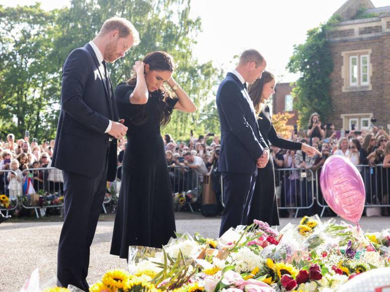 Meghan Markle, Kate Middleton y los príncipes William y Harry: Reunidos por la muerte de la reina Isabel II