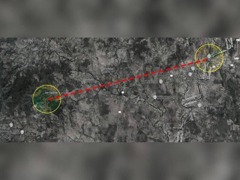 Primeras imágenes de la zona donde se accidentó helicóptero en El Salvador