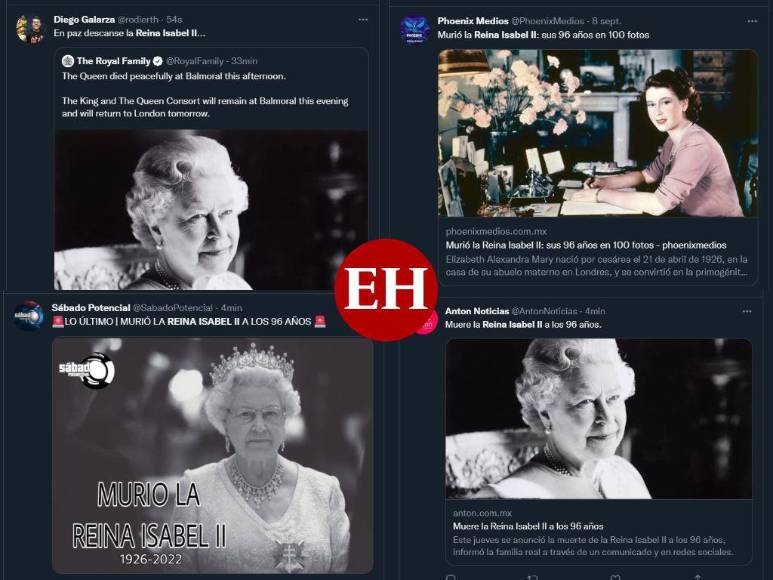 Así informó el mundo la muerte de la reina Isabel II