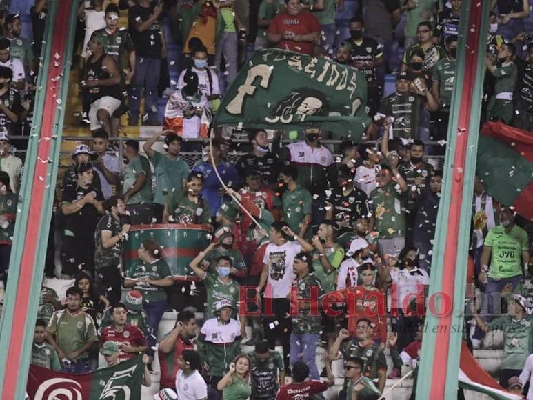 Ambiente festivo: Así se vive partido de ida de la semifinal entre Marathón y Real España (Fotos)