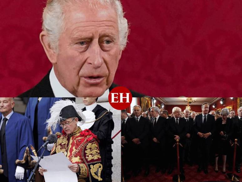 Rodeado de los más poderosos de Reino Unido, así fue la proclamación del Rey Carlos III