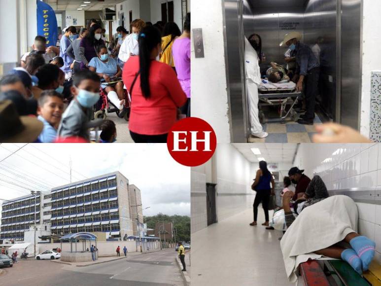 El colapso diario del Hospital Escuela es una bomba de tiempo (Fotos)