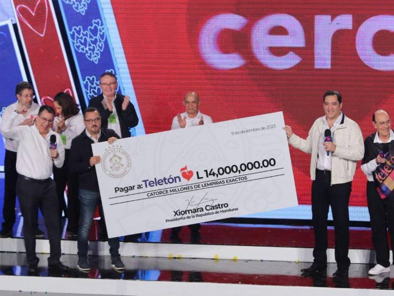 Gobierno, políticos e instituciones realizan grandes donativos a la Teletón 2023