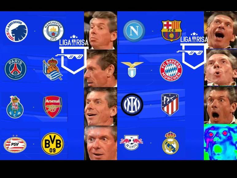 Memes del sorteo de cruces de octavos de final de la Champions League