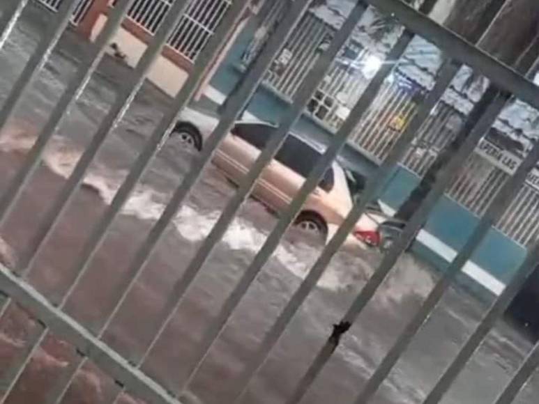 Caos por lluvias en San Pedro Sula: Tráfico y apagones la zona norte