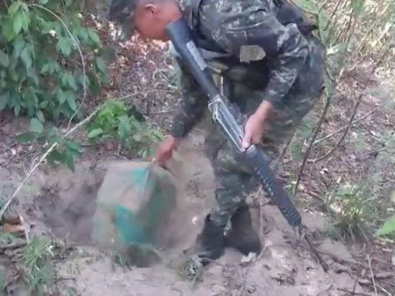 Así fue el decomiso de droga procedente de Sudamérica en Gracias a Dios