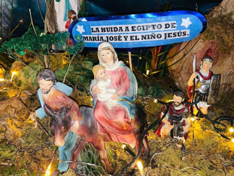 Creatividad y devoción en el nacimiento que destaca en el barrio El Chile de la capital