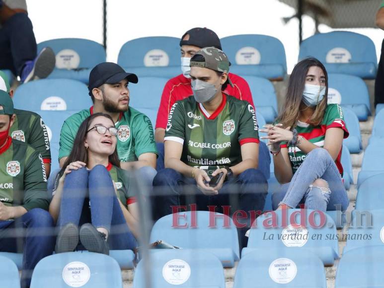 Ambiente festivo: Así se vive partido de ida de la semifinal entre Marathón y Real España (Fotos)