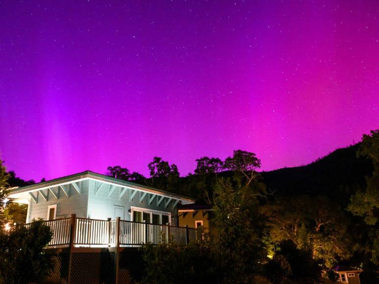 Las deslumbrantes auroras que dejó la tormenta solar en el mundo