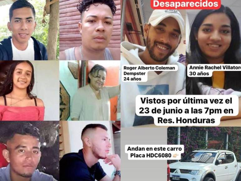 Alarma por 30 personas desaparecidas solo en junio en Honduras