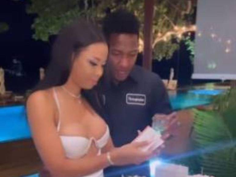 ¡Volvió El Romántico! Así es Shanee Mclaughlin, la guapa novia del hondureño Romell Quioto