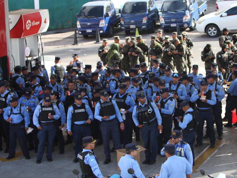 ¡Blindaje! Seguridad total para la final Olimpia vs Motagua en el Nacional