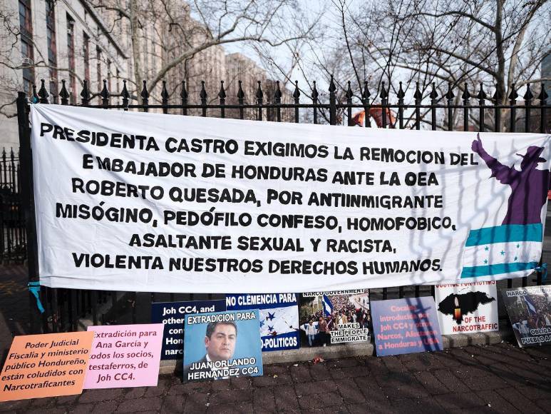 Fuertes medidas de seguridad en la Corte de Nueva York para juicio de JOH