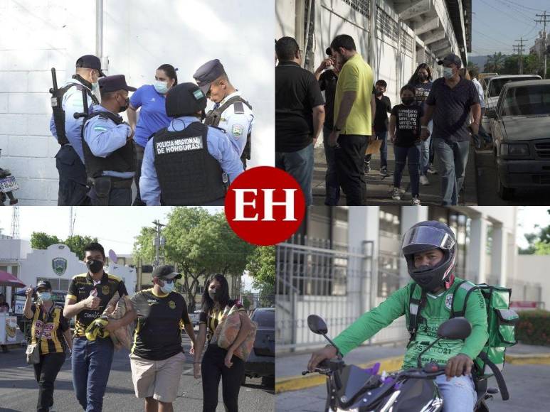 Ambiente previo al duelo Real España vs Marathón en SPS