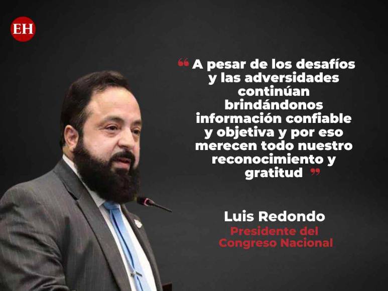 Las frases de Luis Redondo durante la entrega de los Premios Parlamentarios de Periodismo 2023