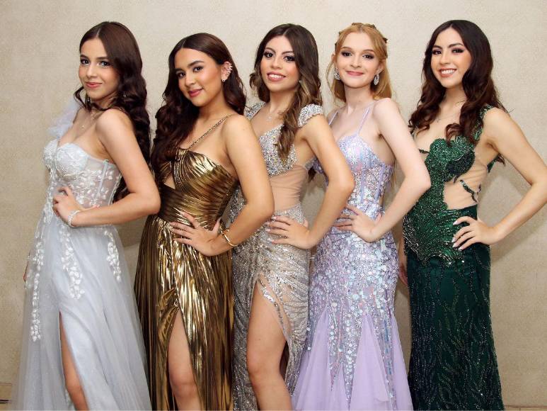 Looks de la prom de la International School of Tegucigalpa