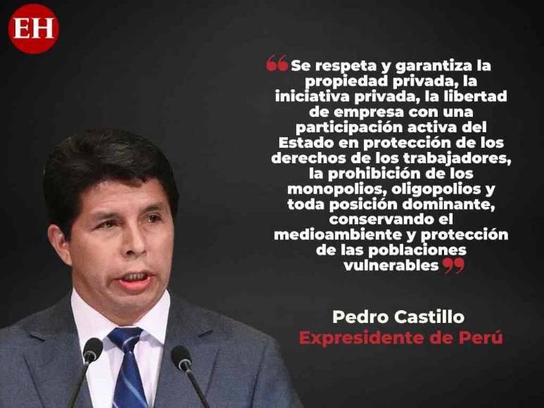 Frases de Pedro Castillo al anunciar disolución del Congreso Nacional y declarar estado de excepción en Perú