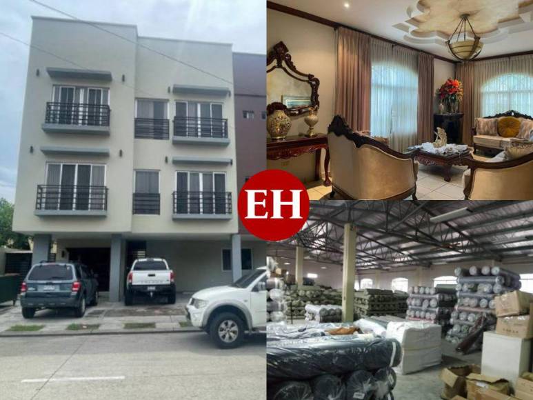 Viviendas, empresa textil y talleres: los bienes incautados a presunto narco en Cortés