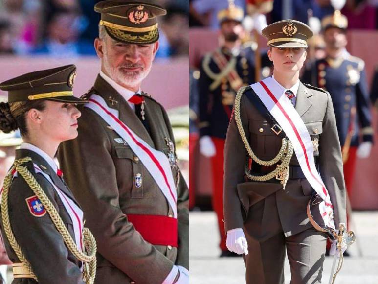 La princesa Leonor se despide de la academia militar en Zaragoza