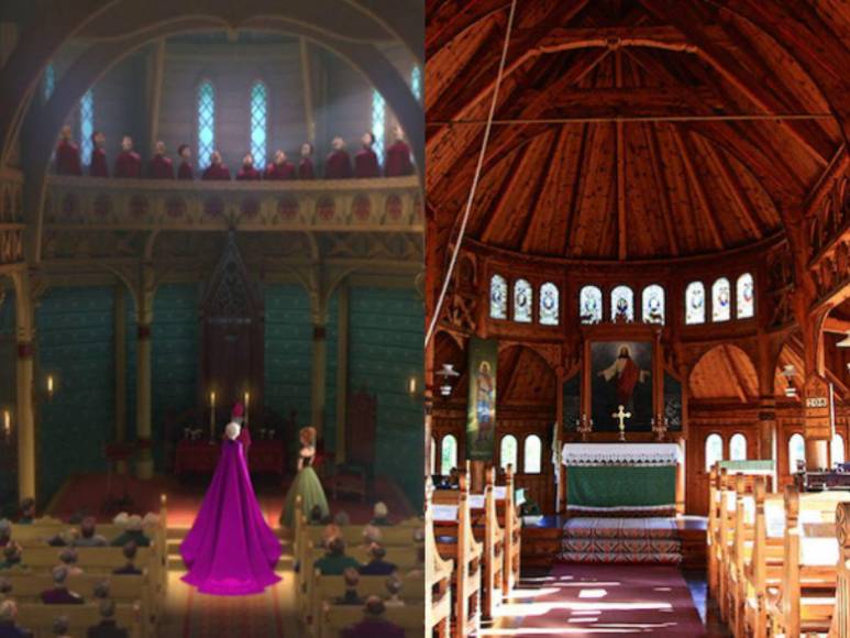 Los sitios reales que inspiraron escenas de las películas de Disney