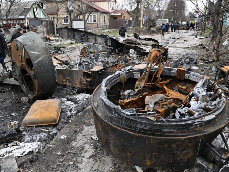 Las devastadoras imágenes que dejó la ocupación rusa en Bucha, Ucrania