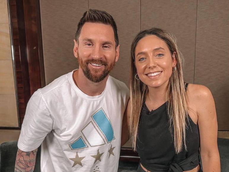 ¿Quién es Sofi Martínez, la periodista que habría coqueteado con Messi?