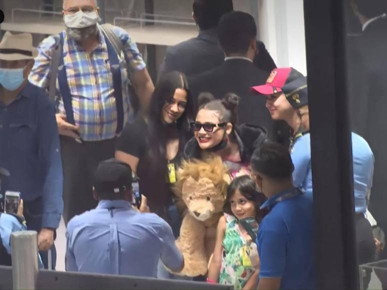 Así se vivió el regreso de Cesia Sáenz a Honduras