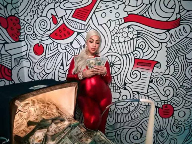 Las imágenes de Yailin antes del nacimiento de su hija Cattleya