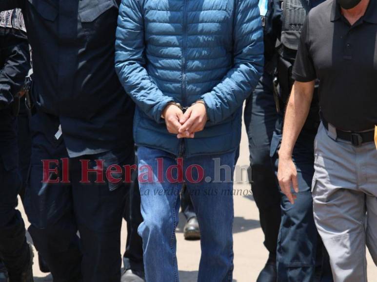 Así fue el recorrido de JOH camino a su extradición a Estados Unidos