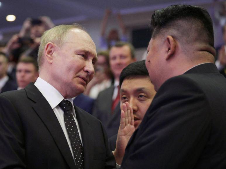 Así fue la reunión de Vladimir Putin con Kim Jong Un en Corea del Norte