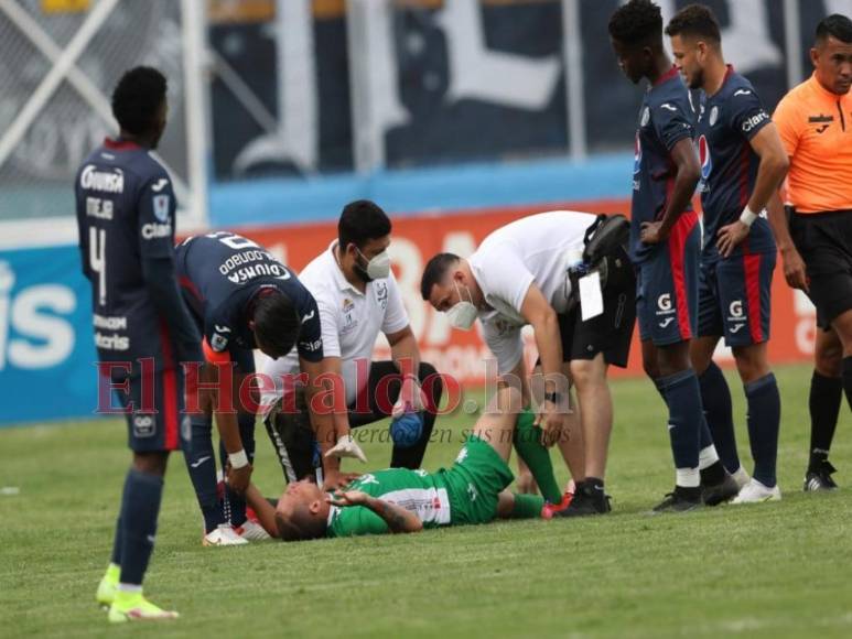 Entradas fuertes, goles y una triste despedida se vivió en el Motagua-Platense (Fotos)