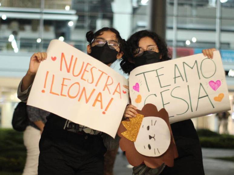 Así se vivió el regreso de Cesia Sáenz a Honduras