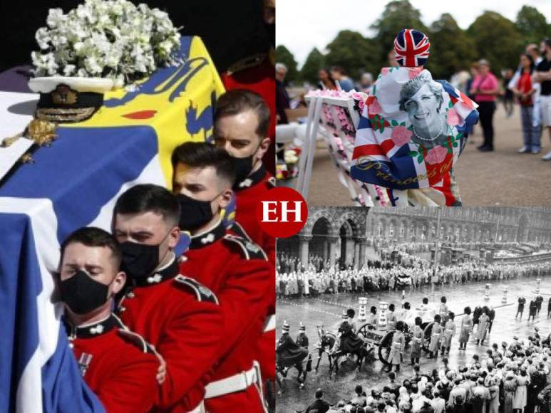 Entre recogimiento y fervor, los grandes funerales reales en el Reino Unido
