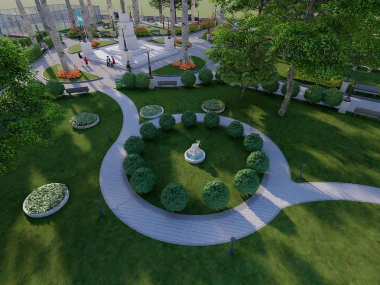 Foto: Así quedará el parque La Leona de la capital de Honduras