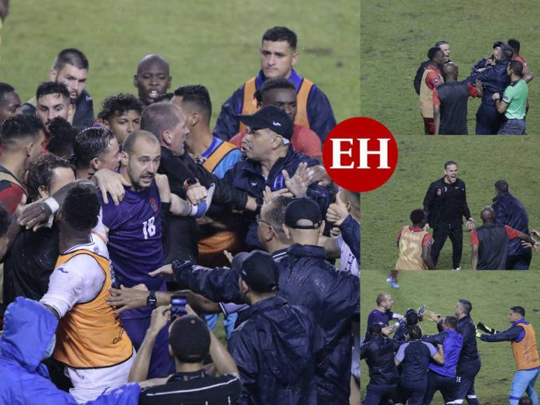 Insultos y golpes: Así fue la pelea entre Diego Vázquez y el técnico canadiense al finalizar el partido (FOTOS)