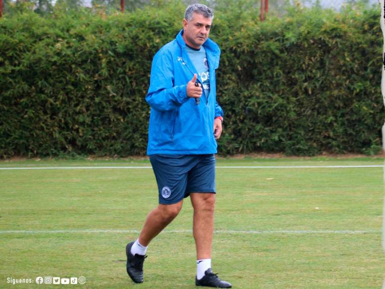 ¡De regreso al Nido! El primer entrenamiento de Diego Vázquez en Motagua
