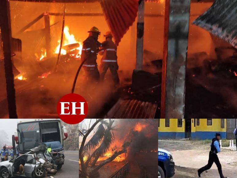 Asesinatos, incendios y enfrentamiento entre policías y pandilleros: Resumen de sucesos (FOTOS)