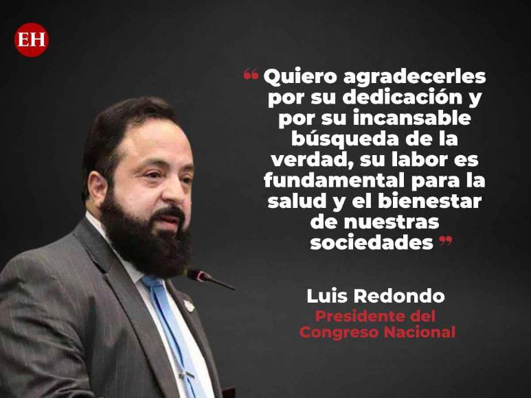 Las frases de Luis Redondo durante la entrega de los Premios Parlamentarios de Periodismo 2023