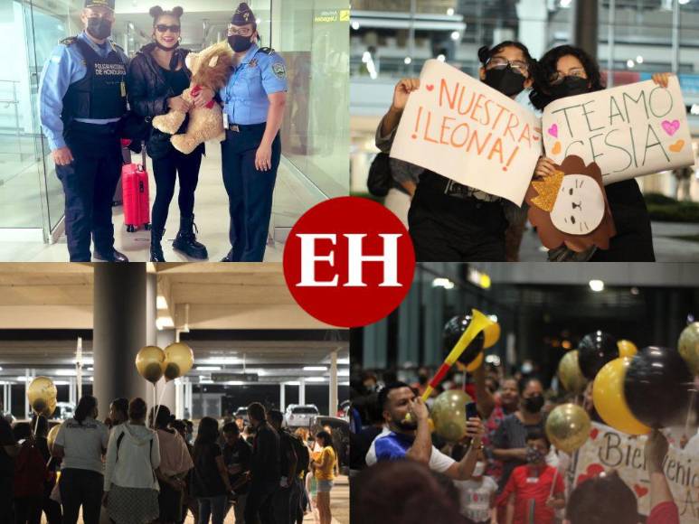 Así se vivió el regreso de Cesia Sáenz a Honduras