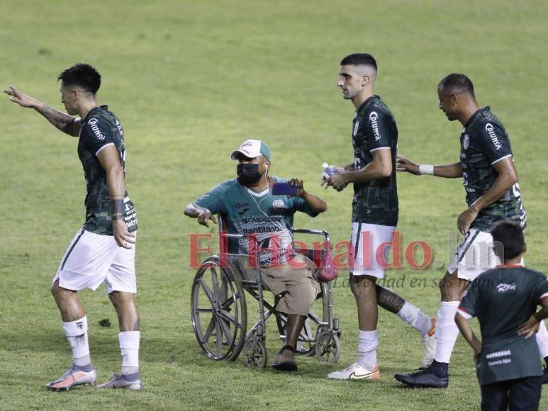 Carnaval Verdolaga y desconcierto ceibeño: La goleada 4-1 del Marathón sobre el Victoria en imágenes