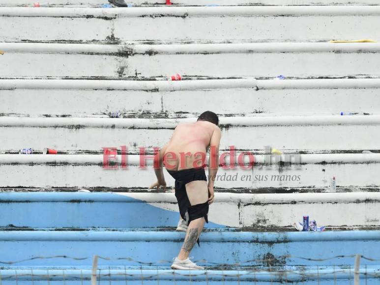 Conquista Azul y caos en las gradas: Lo que no se miró en TV de la final Motagua vs. Real España (FOTOS)