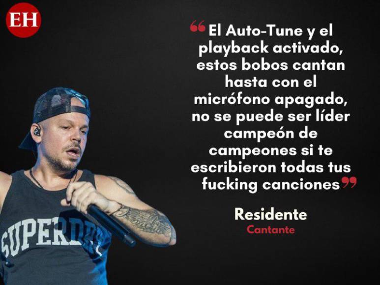 Las mejores frases de la tiradera de Residente a J Balvin