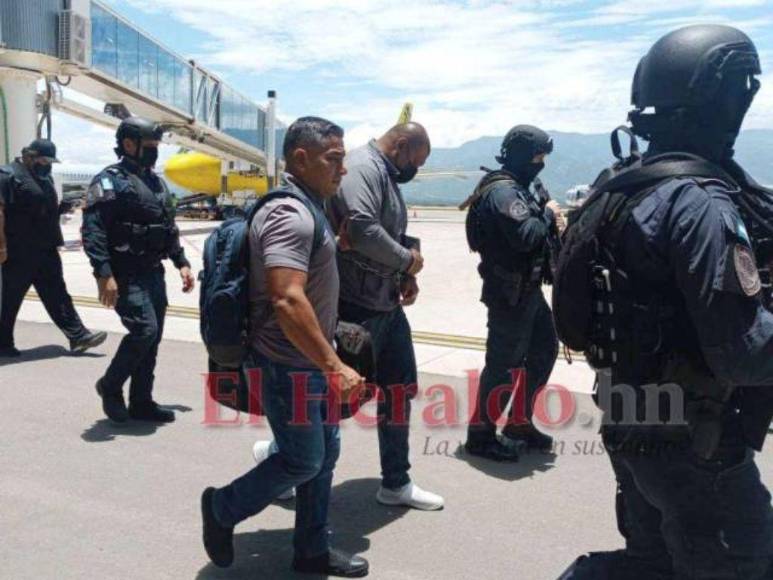 Un expresidente, un exjefe policial, una mujer y un tiktoker: los hondureños extraditados