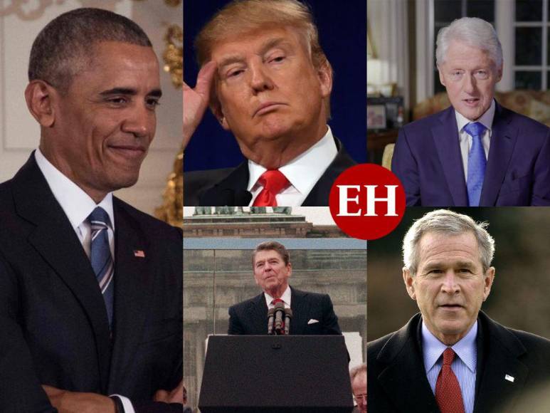 Los presidentes de EEUU durante el reinado Isabel II