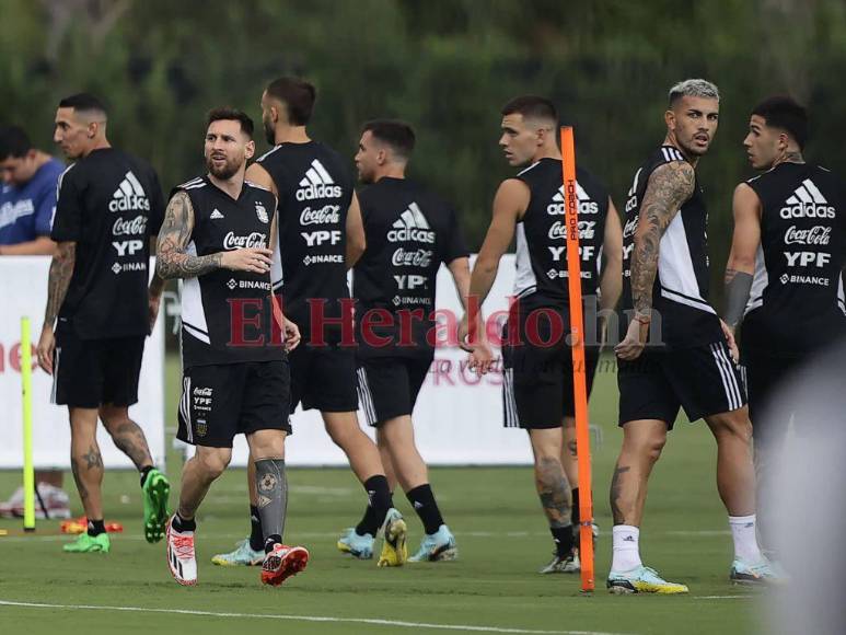 Locura por Messi: Así se vivió el entrenamiento de Argentina en Miami