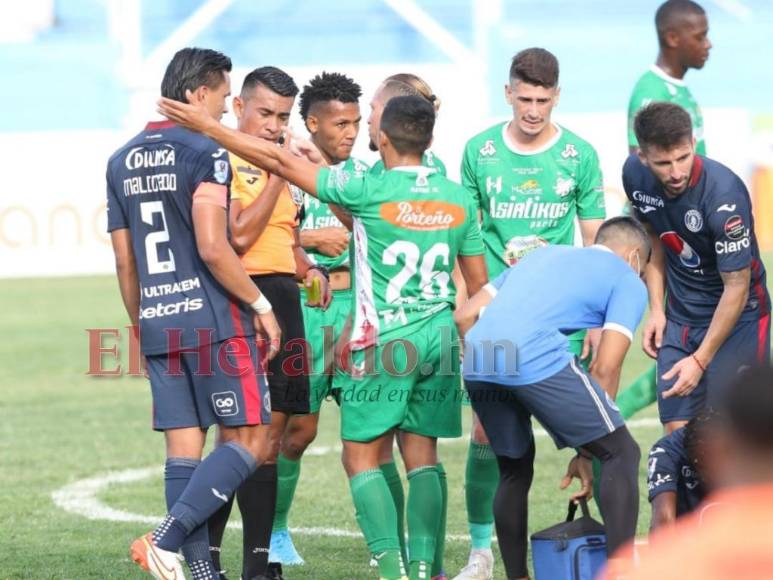 Entradas fuertes, goles y una triste despedida se vivió en el Motagua-Platense (Fotos)