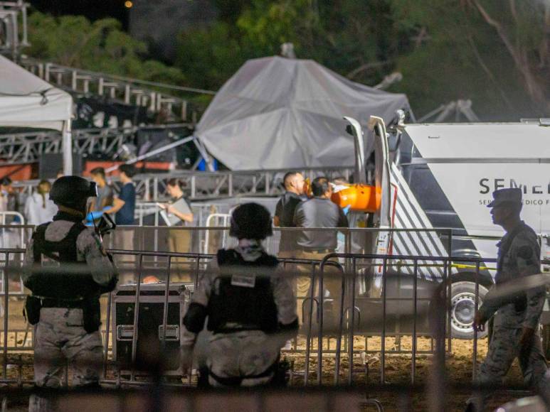 Las imágenes que dejó el colapso de un escenario en mitin político en México; hay 9 muertos
