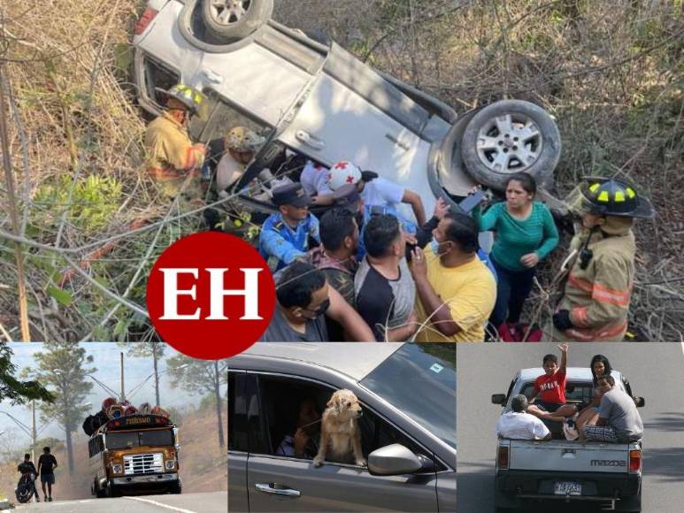 Con luto, en medio de accidentes y bajo el sol, veraneantes retornan a la capital (FOTOS)