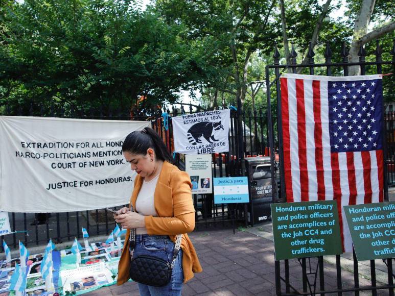 Así se vivió el ambiente en Nueva York tras la sentencia de Juan Orlando Hernández