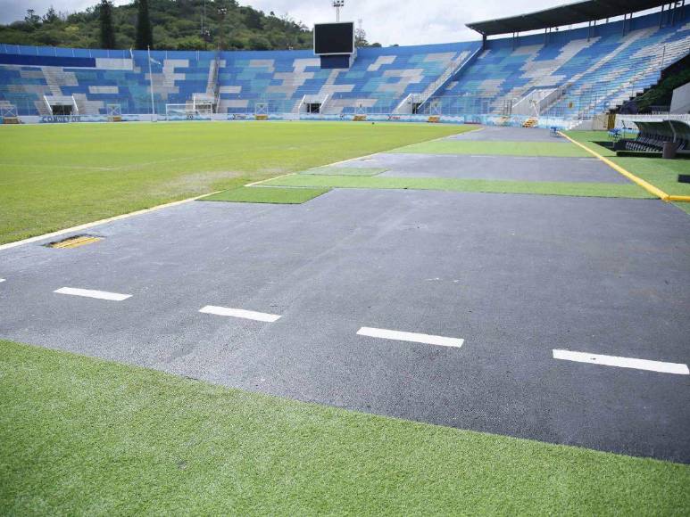 Inician los preparativos del Estadio Nacional para Honduras -México